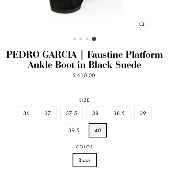 Pedro Garcia black suede booties - Picture 2 of 7